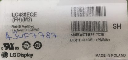 6870C-0571B LG 43UF7787 T-CON BOARD - Görsel 3