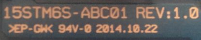 15STM6S-ABC01 REV:1.0 SONY KDL-43W805C İNVERTÖR BOARD - Görsel 2