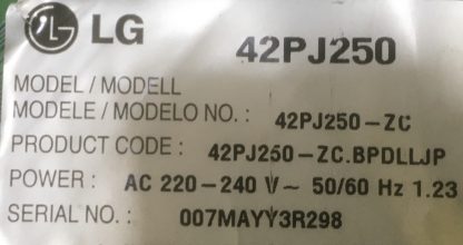 EBT60942701 EBT61065405 EBT60974101 EAX61366604 LG 50PK550 MAİN BOARD - Görsel 6