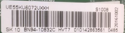 BN94-10832C BN41-02528A SAMSUNG UE55KU7000U MAİN BOARD - Görsel 2
