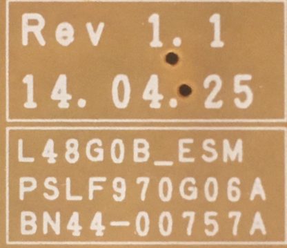 BN44-00757A L48G0B_ESM PSLF970G06A SAMSUNG UE48H5003 POWER BOARD - Görsel 3