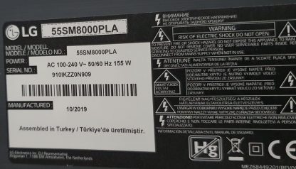 LG 55UJ651V SEHPA AYAĞI - Görsel 6