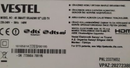 VESTEL 40FD7300 48FD7300 49UB8300 SEHPA AYAĞI - Görsel 8