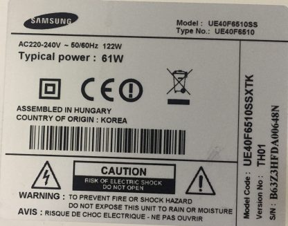 SAMSUNG UE40F6510SSXTK SEHPA AYAĞI - Görsel 6