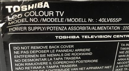 TOSHİBA 40LV655P SEHPA AYAĞI - Görsel 2