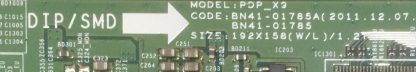 BN94-05554Y BN41-01785A SAMSUNG PS43E490B1WXTK MAİN BOARD - Görsel 4