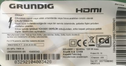 ZTF60600_AA ZTE60600-AA L4_OCEAN_E5_CDM_R06_V1.0_TBK_LM41-01006A GRUNDIG 55GFU7900A LED BAR - Görsel 6