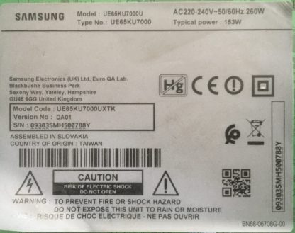 BN96-35006C SAMSUNG UE65KU7000U SPEAKER - Görsel 3