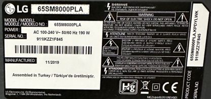 AKB75675311 AKB75675301 LG 65SM8000PLA KUMANDA - Görsel 3