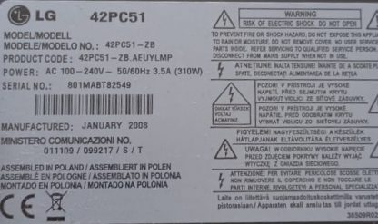 LG 42PC51 SEHPA AYAĞI - Görsel 2