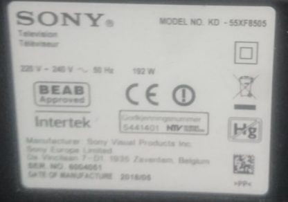 6870C-0749A SONY KD-55XF8577 T.CON BOARD - Görsel 2
