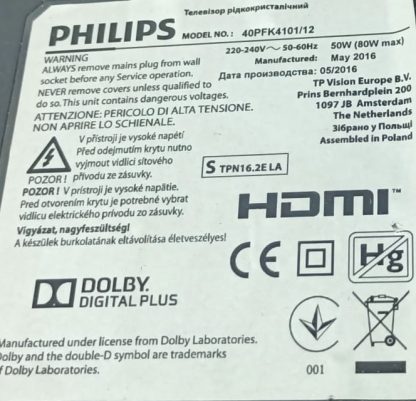 PHILIPS 40PFK4101/12 SEHPA AYAĞI - Görsel 4