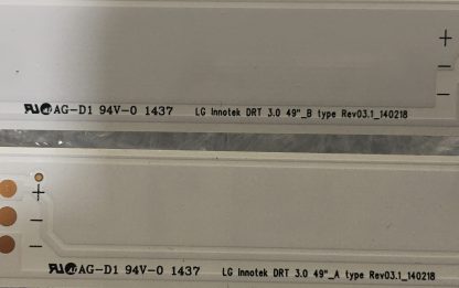 6916L-1944A 6916L-1945A LG 49LB620V LED BAR - Görsel 3