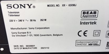 ST6451D03-5 TD-0001 SONY XR-65X90J 4K T.CON BOARD - Görsel 3