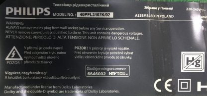 715G5246-P01-000-002S C2412XC5Q PHILIPS 42PFL4007K/12 POWER BOARD - Görsel 4