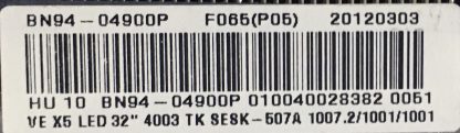 BN94-04900P BN41-01702A  SAMSUNG UE32D4003BWXTK MAİN BOARD - Görsel 2
