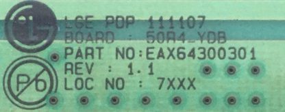 EBR73764303 EAX64300301 LG 50R4 BUFER BOARD - Görsel 3