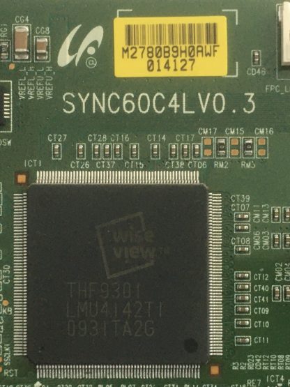 SYNC60C4LV0.3 TOSHIBA 40LV655P T.CON BOARD - Görsel 3