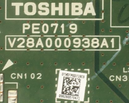 PE0719 V28A000938A1 TOSHIBA 40LV685D MAİN BOARD - Görsel 2
