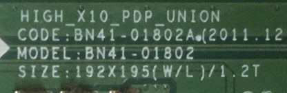 BN94-04644V BN41-01802A SAMSUNG PS51E551D1WX MAİN BOARD - Görsel 3