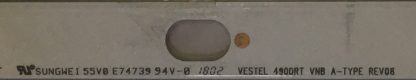 490DRT VNB B-TYPE REV08 SUNGWE I 55V0 E74739 94V-0 VESTEL 49FD7300 LED BAR - Görsel 4