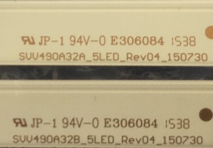 490DRT VNB B-TYPE REV08 SUNGWE I 55V0 E74739 94V-0 VESTEL 49FD7300 LED BAR - Görsel 2