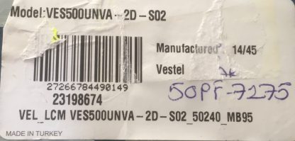 TT-5550T15C04 VESTEL 50FA7500 T.CON BOARD - Görsel 3