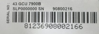 Z02190R-5 V-0 SVKAJZ GRUNDIG 43GCU7900B MAİN BOARD - Görsel 5