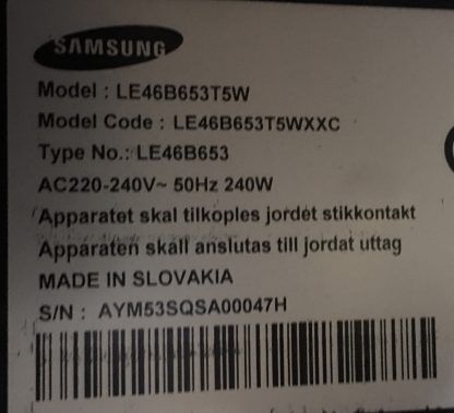 SAMSUNG LE46B653T5WXXC SEHPA AYAĞI - Görsel 6