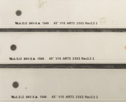 6916L-2563A V16 ART3 2563 Rev2.3 2 LG 43UH650V LED BAR - Görsel 2