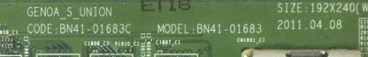 BN94-05040A BN41-01683C SAMSUNG UE55D6500VSXTK MAİN BOARD - Görsel 3