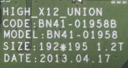 BN94-06736B BN41-01958B BN97-07680D SAMSUNG UE40F6510SSXTK MAİN BOARD - Görsel 4
