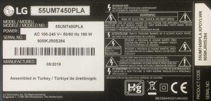 MAZ663766 LG 55UM7450PLA STAND - Görsel 3