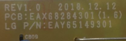 EAY65149301 EAX68284301(1.6) LG 55UM7450PLA POWER BOARD - Görsel 2