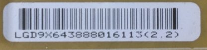 EAY64388801 EAX66883501 LG 43UH610N-ZB POWER BOARD - Görsel 4