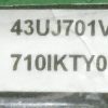 EAY64529301 EAX67267601(1.6) LG 43UJ701V-ZC POWER BOARD - Görsel 5