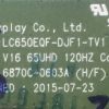 6870C-0603A LG 65UH850V-ZA T.CON BOARD - Görsel 2