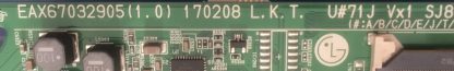64565003 EAX670032905 LG 65SJ800V-ZB MAİN BOARD - Görsel 3