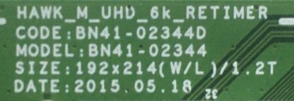 BN94-08942X BN41-02344D SAMSUNG UE55JU6570UXTK MAİN BOARD - Görsel 3