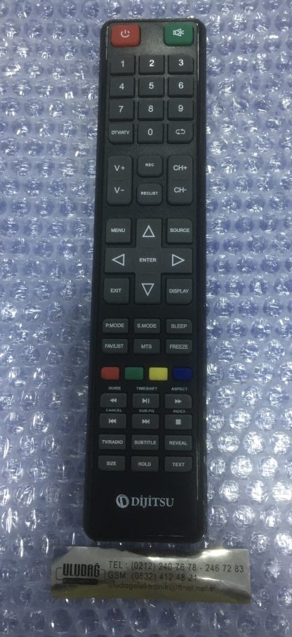 DİJİTSU DJTV321 DJTV501 DJTV431 DJTV43F KUMANDA