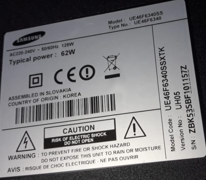 BN95-01130A BN96-28958A BN98-05117A BN41-02069A SAMSUNG UE46F6340SSXTK T.CON BOARD - Görsel 3