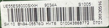 BN94-05576G BN41-01800A SAMSUNG UE55ES8000SXTK MAİN BOARD - Görsel 2