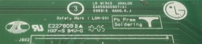 EBU59424116 EAX59305907 LG W1943SE-PFV.APDWAVD LCD Monitör Main Board - Görsel 2