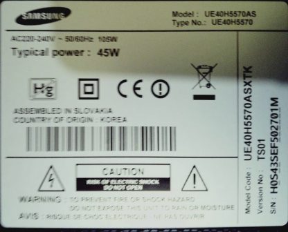D4GE-400DCA-R1 D4GE-400DCB-R1 SAMSUNG UE40H5570 LED BAR - Görsel 2