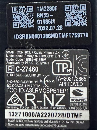 SAMSUNG BN59-01386D BN59-01386M KUMANDA - Görsel 2