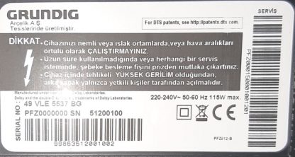 ARÇELİK A49L55314B2 SEHPA AYAĞI - Görsel 5
