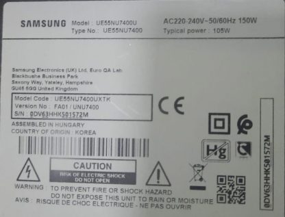 CY-BT058HGPV1H BN95-06618A SAMSUNG UE55NU7400UXTK PLEKSİ - Görsel 3