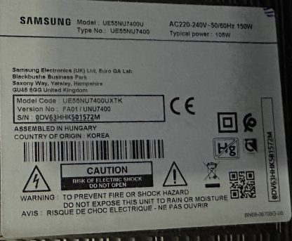SAMSUNG UE55NU7400UXTK SEHPA AYAĞI - Görsel 7