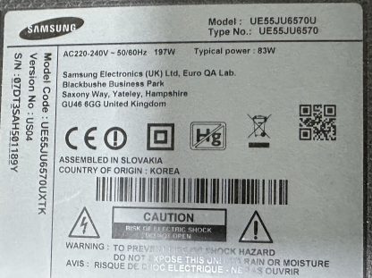 BN95-01942A BN41-02297A SAMSUNG  UE55JU6570UXTK T.CON BOARD - Görsel 5