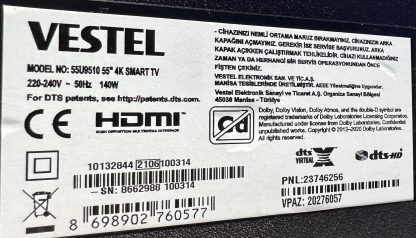 VESTEL 49UD8460 KUMANDA - Görsel 4